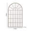 Milano Metal Arch Wall Mirror-816108010-816108009