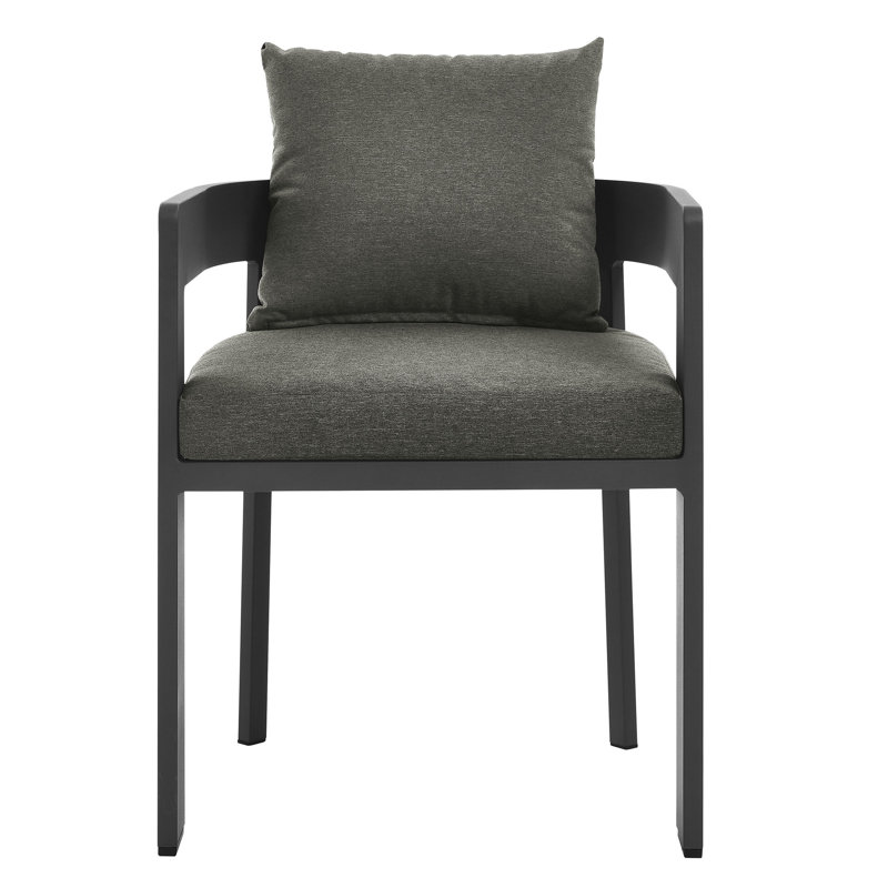Chaise de patio en aluminium Tahoe, Gris anthracite