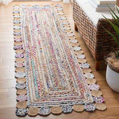 Rubenstein Hand Woven Jute, Cotton Abstract Rug