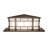 Ashalyn Frosted and Seeded Pier Mount Light