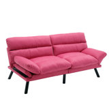 Velvet  Sofa , Accent Sofa Loveseat Sofa With Metal  Feet