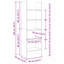 Book Cabinet Chipboard Standing Shelf Rack-2009762342-2009762345