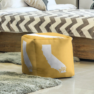 Repose-pieds cube san diego californie