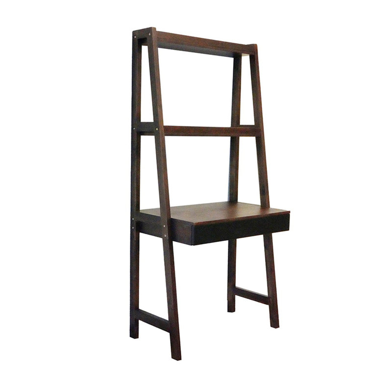 Multi-Functional Ladder Desk with Open Display Shelving