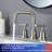 Widespread 2-handle Bathroom Sink Faucet with Drain Assembly-105306603