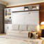Grand lit escamotable mural avec canapé, tablettes, ports USB et éclairage pour une utilisation compacte et multifonctionnelle-1548336731