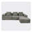 Convertible Modular Sectional Sofa Set Popular Compression Sofa-1185549605