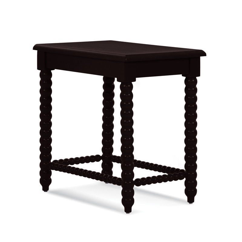 Lind Island Solid Wood End Table, Java