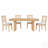 5-Piece Extendable Dining Table Set