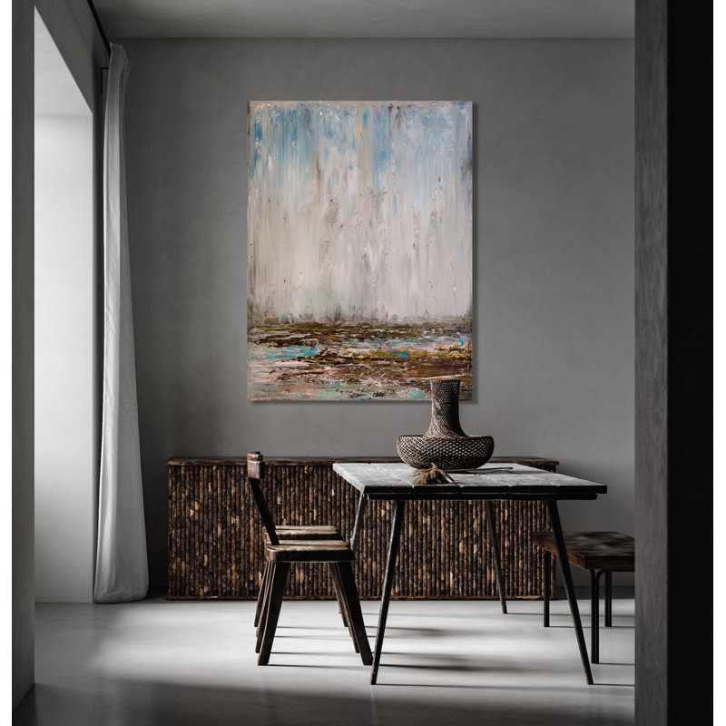 Wetlands - Artist Enhanced Canvas Print, Black Framed Canvas, 24" H x 20" W x 1.75" D
