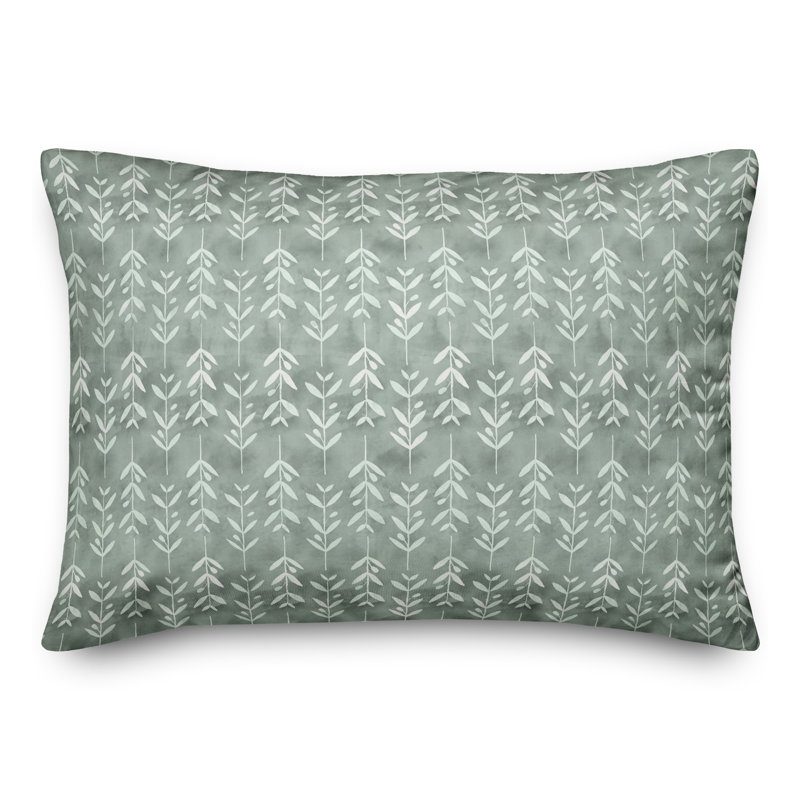  Leafy Vine Soft Rectangular Pillow Cover & Insert