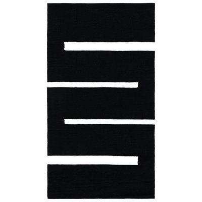 Estremera Hand Woven Cotton Striped Rug