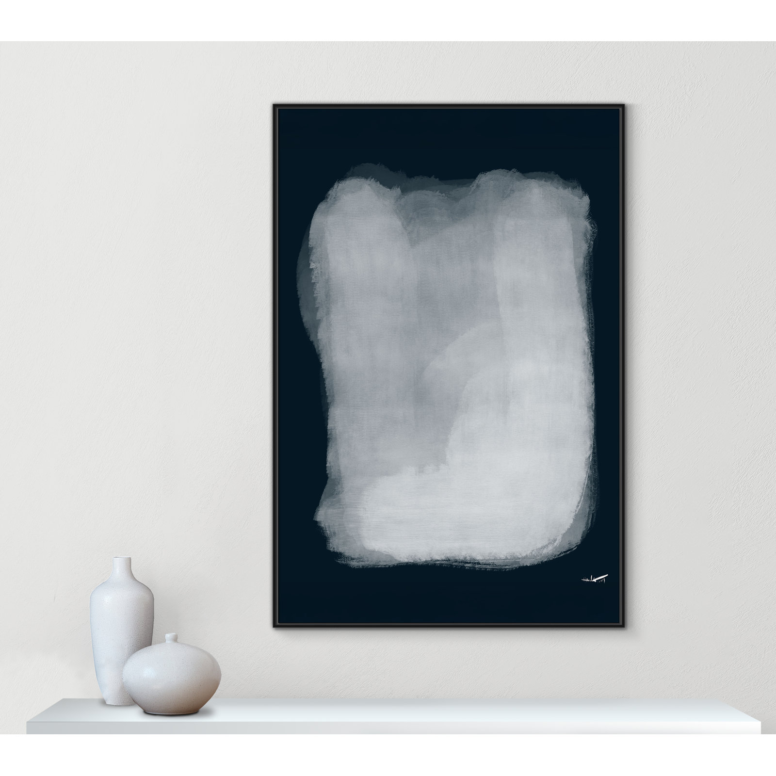 Gelder "Calme 001" Print by N.Atelier, 61.5" H x 41.5" W, Black