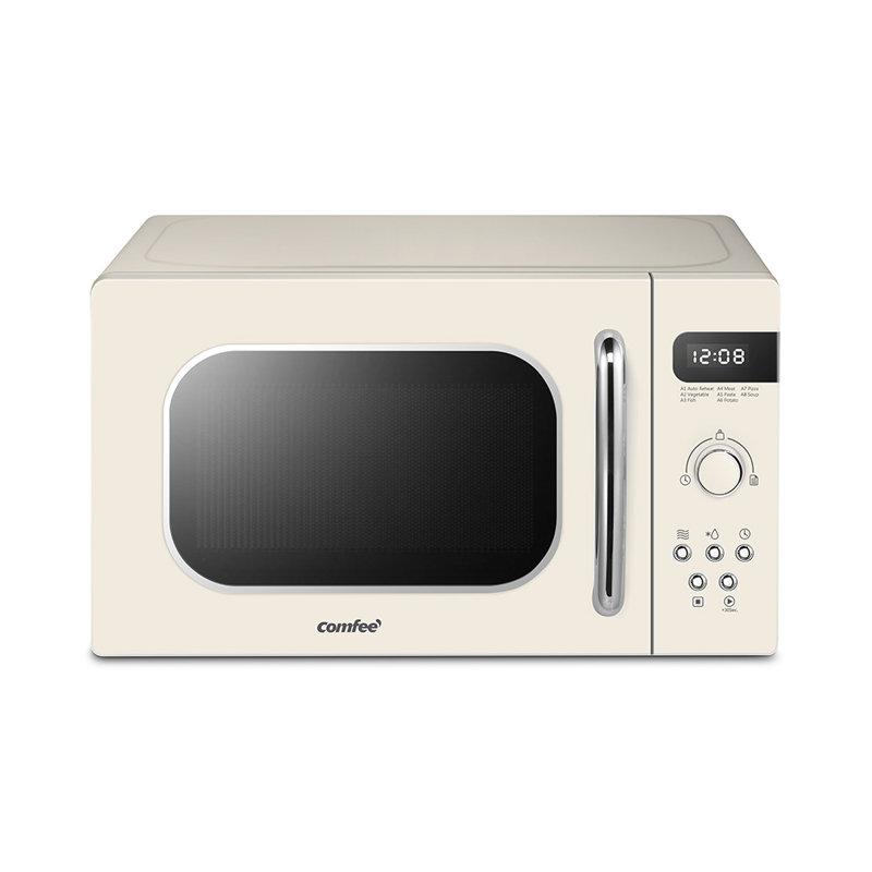 Living And Home 44cm 20m³ L 800W - Watt Smart External Countertop Microwave with Sensor Cooking and Air Frying Capability