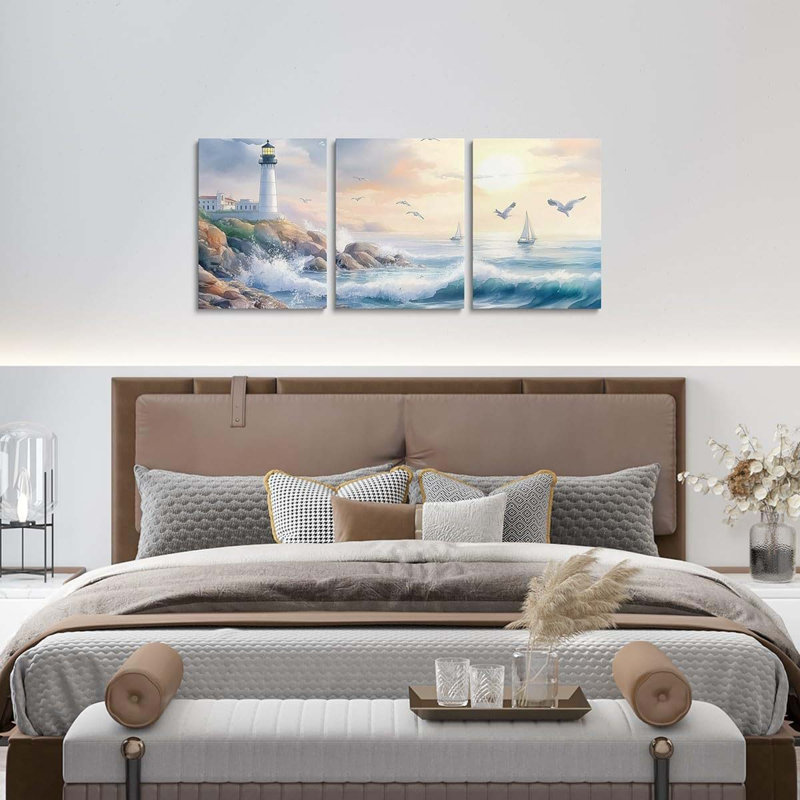 3 Piece Wrapped Canvas Wall Art
