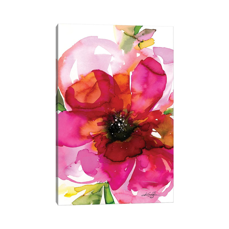 Floral Enchantment I by Kathy Morton Stanion - Wrapped Canvas Gallery-Wrapped Canvas Giclée, 20.32 cm H x 30.48 cm W