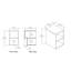 12 Inch Small Wall Mounted Storage Shelves, Bathroom Storage