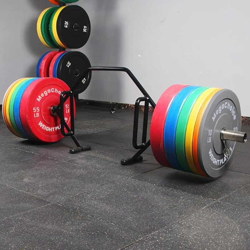 Plaques de protection silencieuses recouvertes de caoutchouc - insert en acier de 2 pouces, ensemble de micro chargement partiel pour la gymnastique à domicile et l'haltérophile