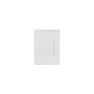 Koville W1218 White Shaker Wall Cabinet With Plywood Box