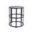 Modern Ceramic Tile Accent Table with Durable Iron Frame
