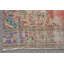 Tapis froid, tapis de cuisine bleus, grand tapis 4,5 po x 9,4 pi, tapis Boho, tapis rétro, tapis turc, tapis Oushak