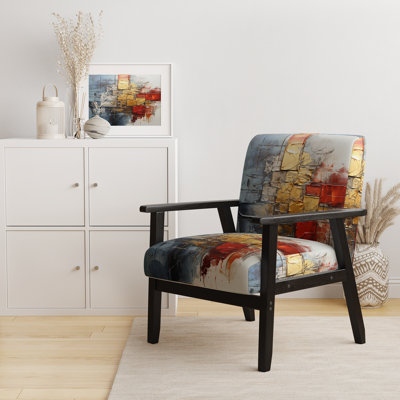 Fauteuil rembourré moderne Gold Collage Serenade