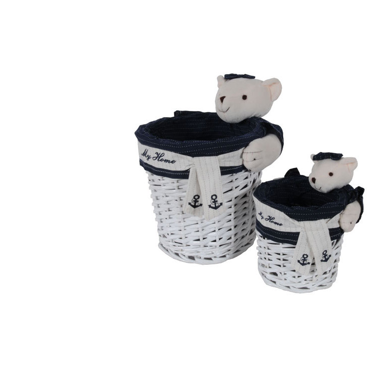 Harriet Bee Aden Wicker Decorative Basket