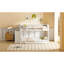 Lit superposé double avec 4 tiroirs et 3 tablettes - blanc-239942078