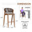 Tabouret d'extérieur avec coussin Brasia-88989301-88989303