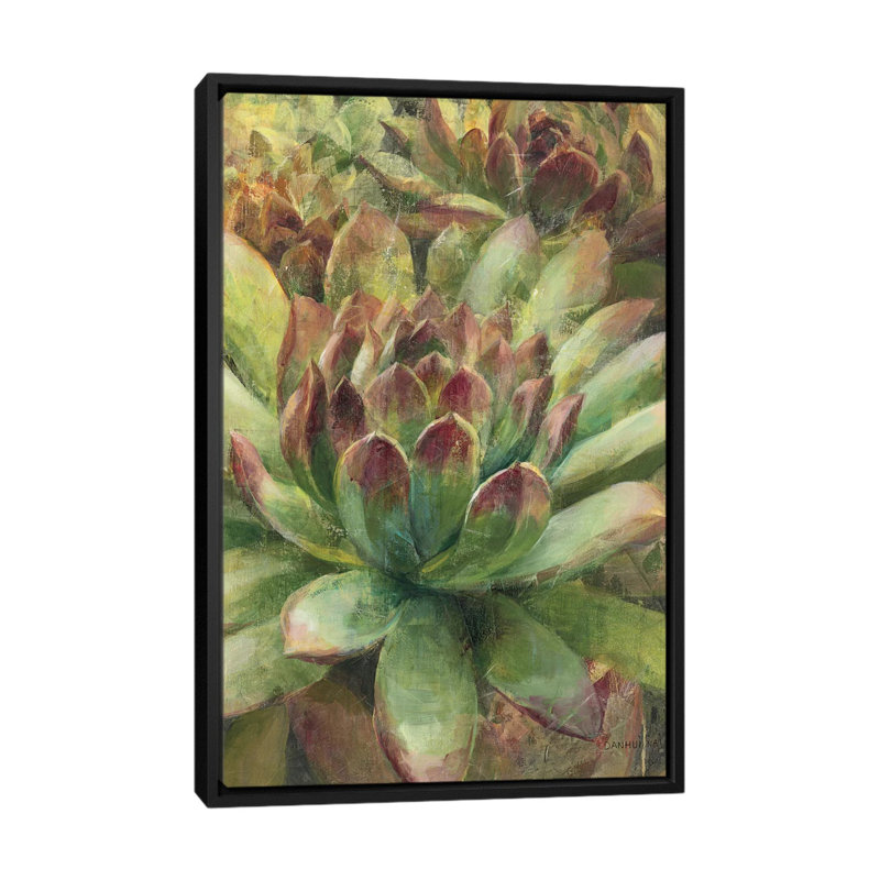 Reproduction d'art sur toile tendue Nature Delight III, H 26 po x l 18 po x P 1,5 po, Toile encadrée noire, Pas de tapis
