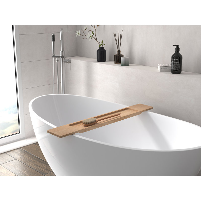 Plateau Baddyoft pour baignoire BWA-02-N naturel, Chêne naturel