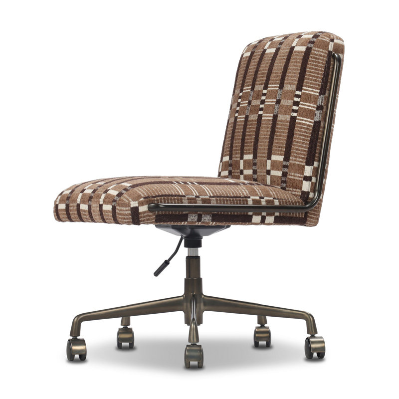Amos Armless Desk Chair, Sandhill Cocoa