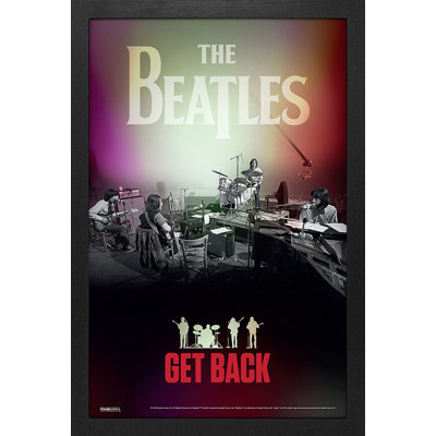 The Beatles - Get Back 11x17 Gel-Coat Framed Print