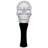 9" LED Transparent Multi-Function Halloween Skull Light