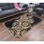 Tapis unique 4 pi x 6 pi bleu années 2000 par Arshs Fine Rugs