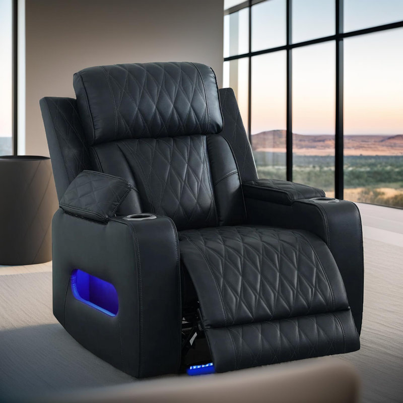 Fauteuil inclinable électrique Haven, Noir