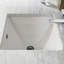 Waza® Vitreous China Rectangular Undermount Bathroom Sink-26258218