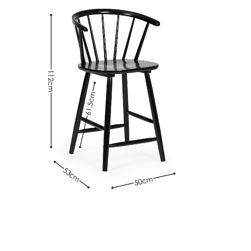 Solid Wood Counter Stool
