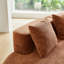 Canapé modulaire courbé en velours 3 places Cloud Couch