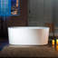 Baignoire tourbillonnante autoportante à double bain à bulles 59 L x 31 1/2 po avec panneau de contrôle à DEL, chromothérapie-98728268-113861191