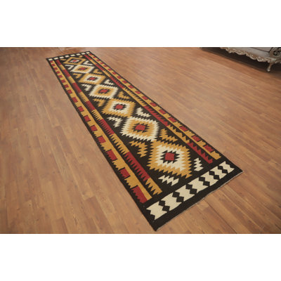 Tribal Wool Kilim Oriental Runner Rug 3x13