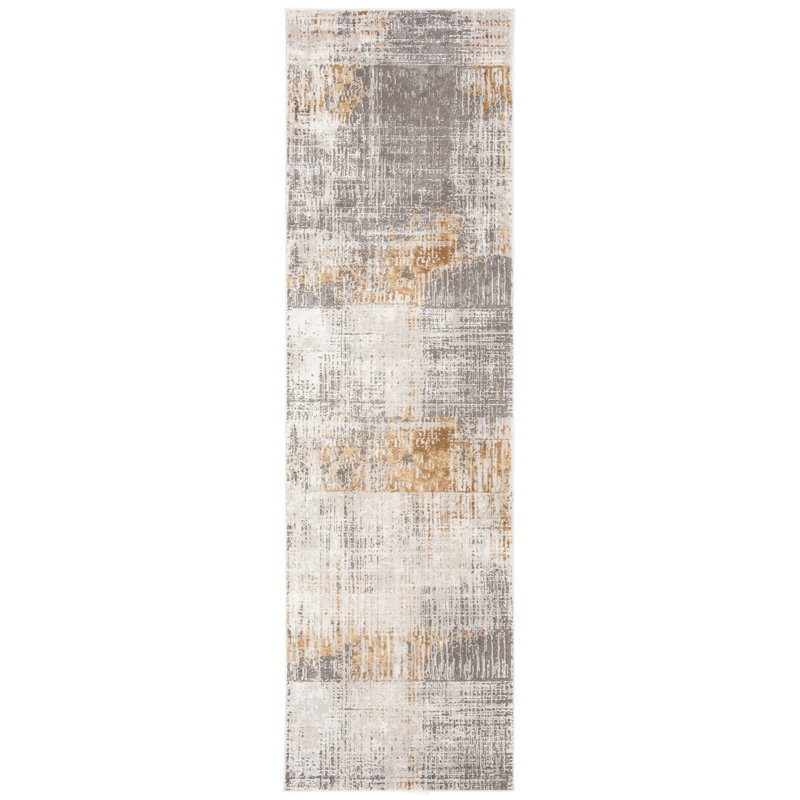 Ahanu Abstract Area Rug, Runner 69 x 244 cm