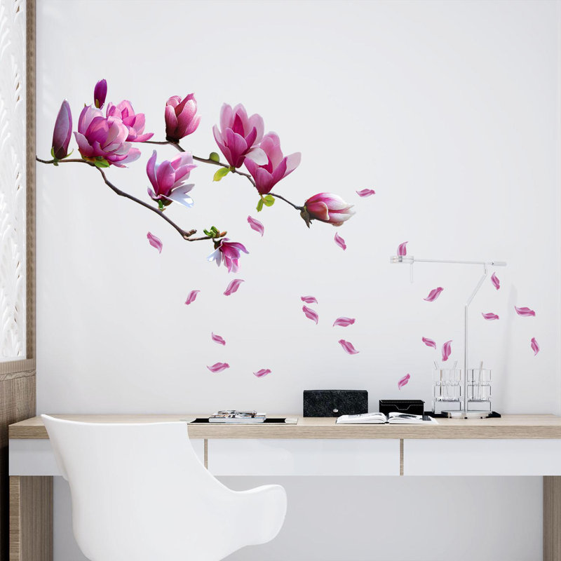 Décoration murale fleur de magnolia