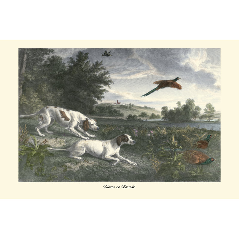 Diane Et Blonde by Desportes - Wrapped Canvas Print, 20cm H x 30cm W x 3.8cm D