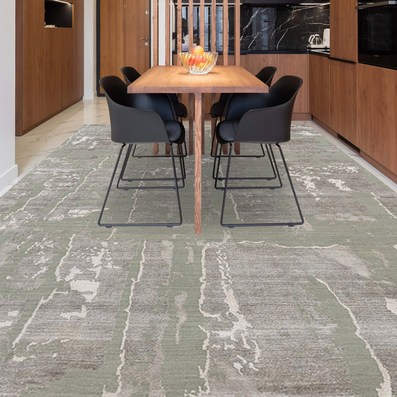 Abstract Area Rug, Rectangle 10' x 14'