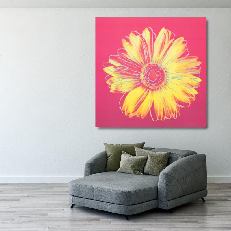 Marguerite, c. 1980 (fuchsia et jaune)