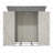 Metal Storage Shed for Garden Tools Lockable Door With Floor Frame