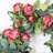 20" Handcrafted Leafage and Rose Everyday Wreath