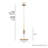 Van Nuys 1 Light Bell Pendant-62567532-104828331