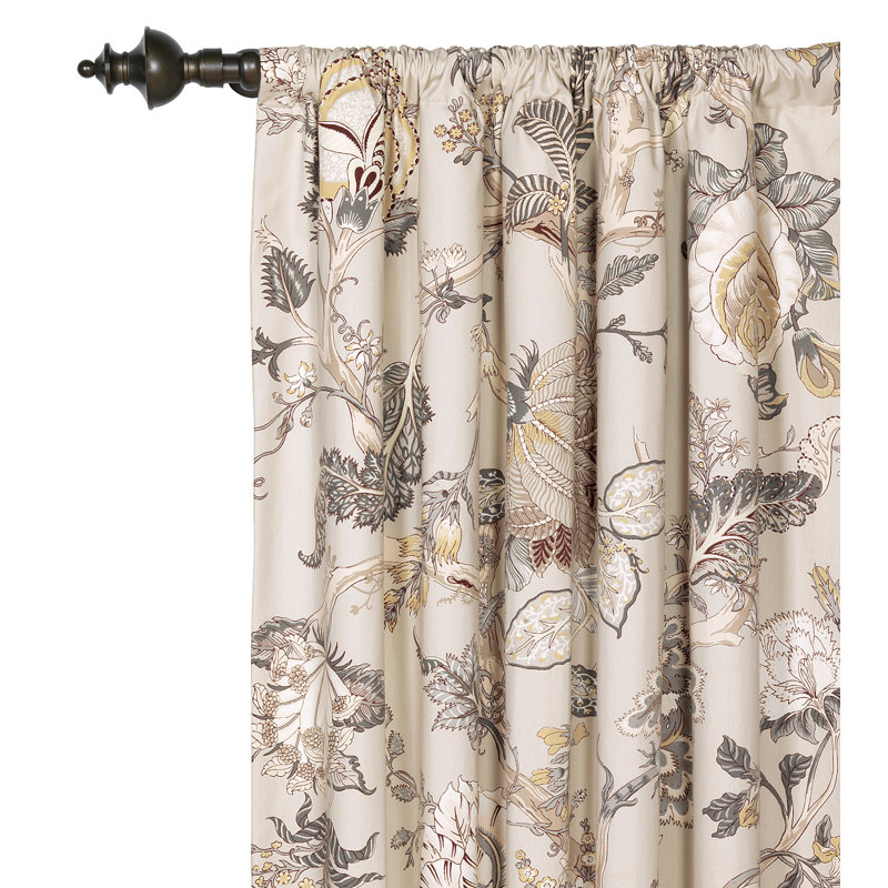 Edith Room Darkening Curtain, 96" W x 84" L